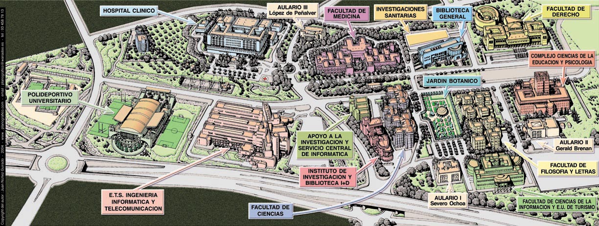 Plano Campus de Teatinos